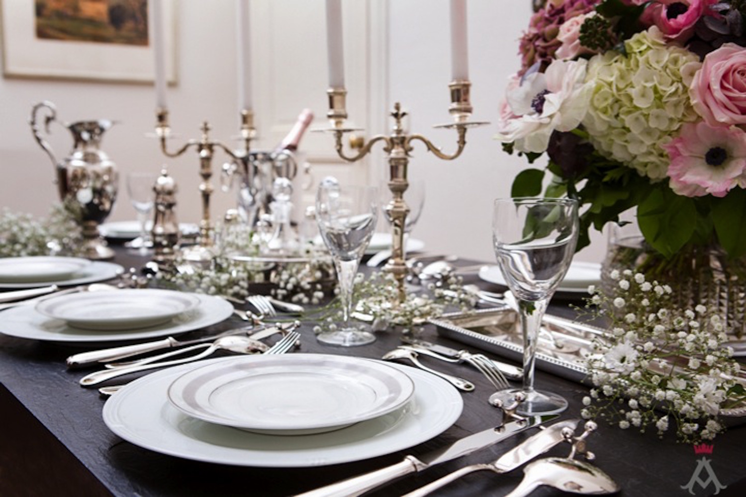 Argenterie en métal argenté et argent massif