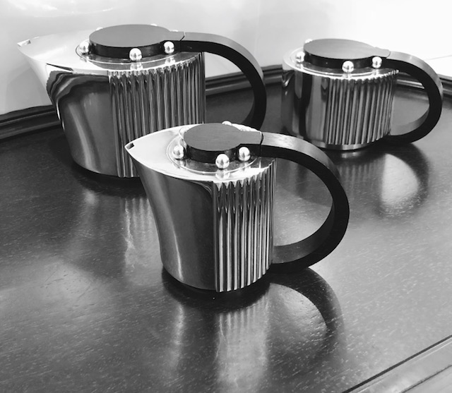 (Français) Service à thé-plateau-Puiforcat-art-déco-modèle Etchéa