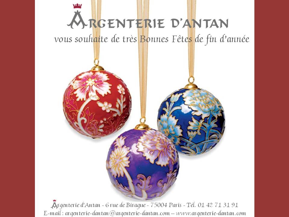 (Français) Argenterie d’Antan vous souhaite de bonnes fêtes de fin d’année !