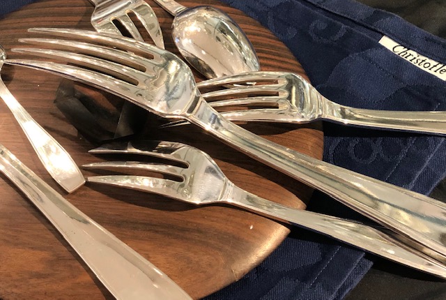 (Français) Ménagère d’exception-Christofle-modèle Atlas-art déco-en argent massif !