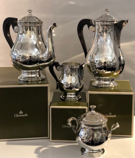 (Français) Magnifique service thé et café-Christofle-modèle Vendôme !
