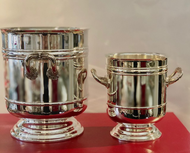 (Français) Seau à champagne et seau à glaçons, Christofle, Sully, à saisir vite !