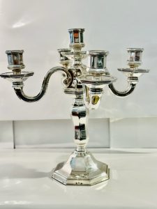 Paire de chandeliers art-déco