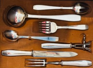 2 pièces à découper ; 1 manche à gigot.